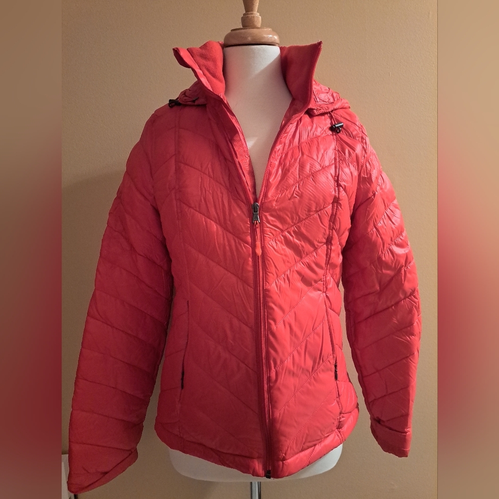 Tek Gear Women's Bright Red Puffer Jacket